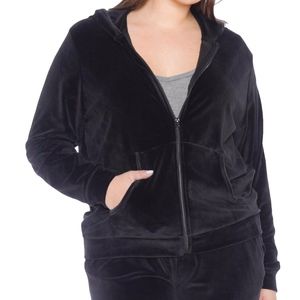 Ideology Women's Velour Full Zip Hoodie - Size M